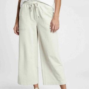 Athleta $99 Farallon Heather Wide Leg Lounge pants -